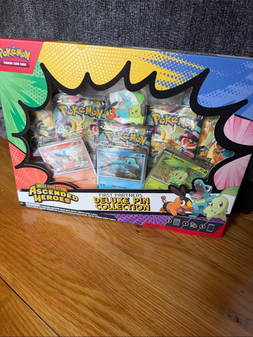 Mega Evolution Ascended Heroes, First Partners Deluxe Pin Collection